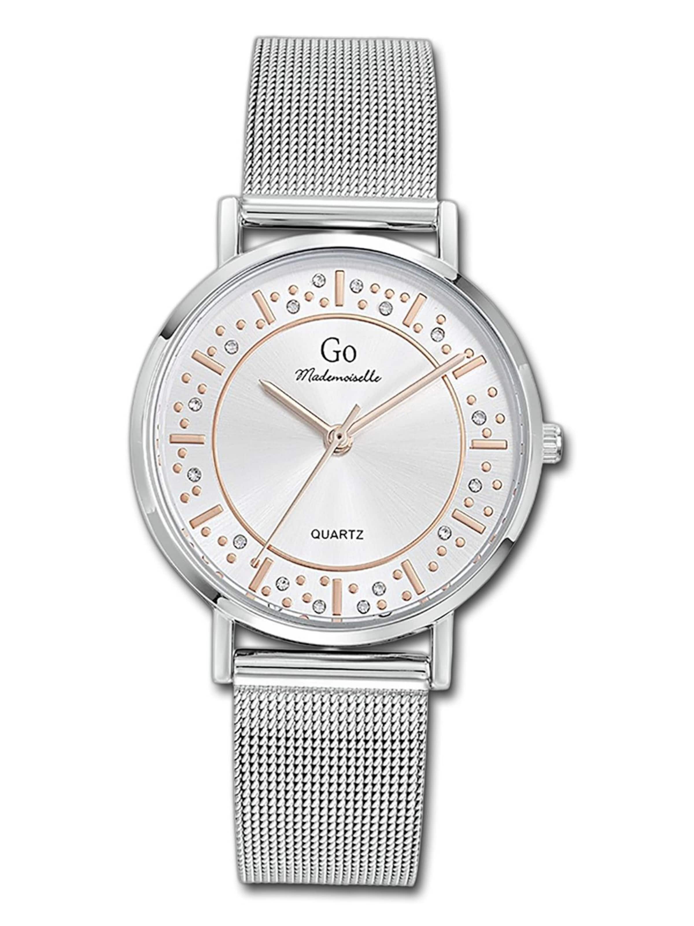 GO GirlOnly Analog Watch in Silver: front