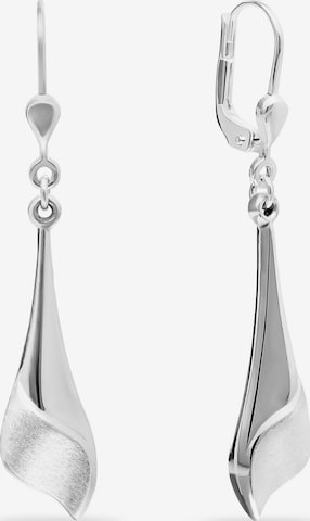 FAVS Earrings in Silver: front