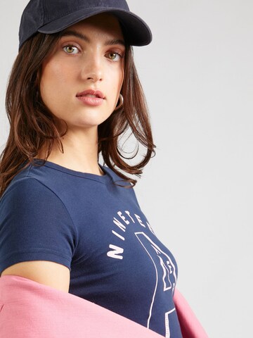 T-shirt 'NINETEEN EIGHTY 7' AÉROPOSTALE en bleu