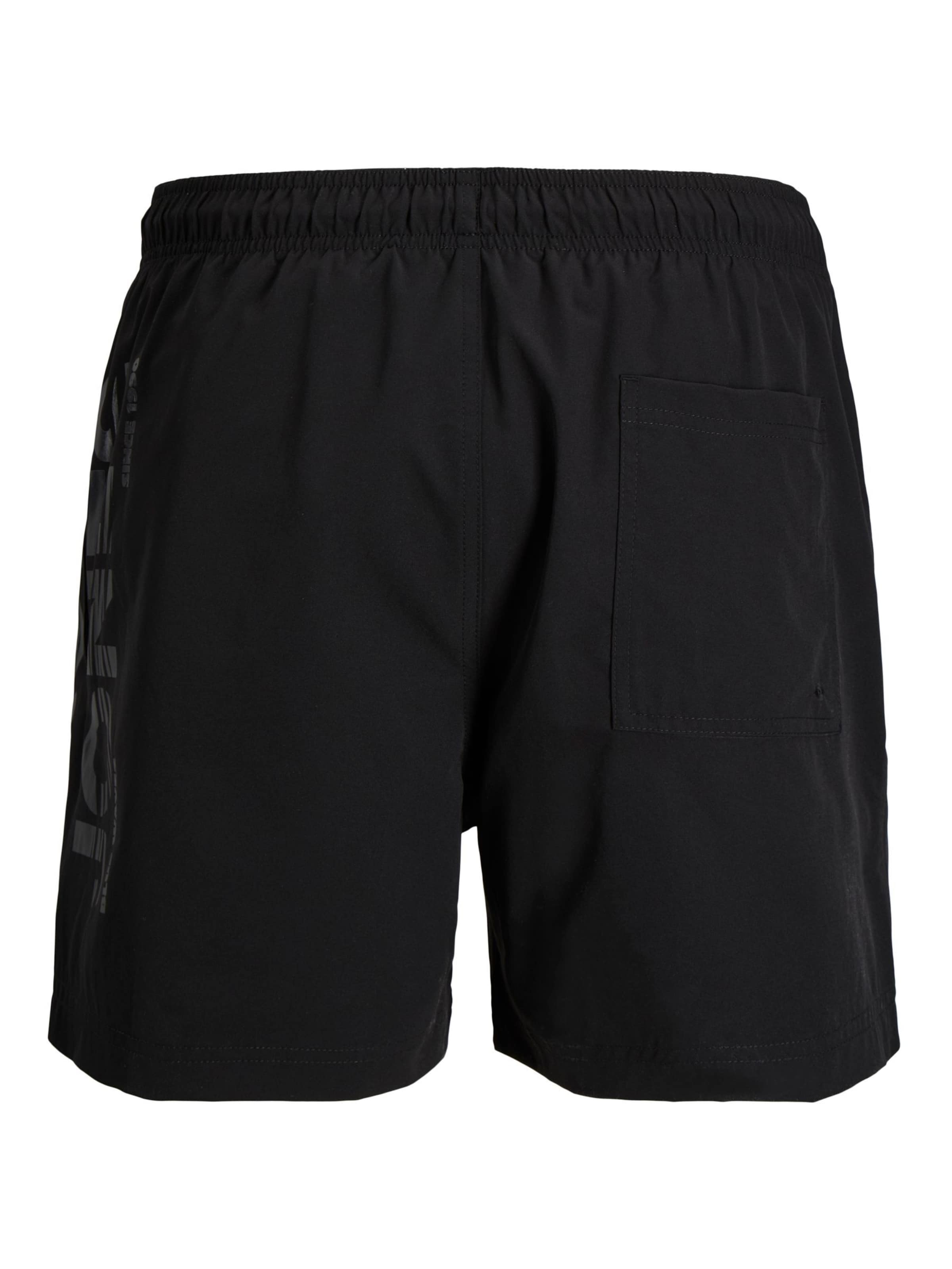 Shorts de bain 'JPSTMaui' Jack & Jones Plus en noir