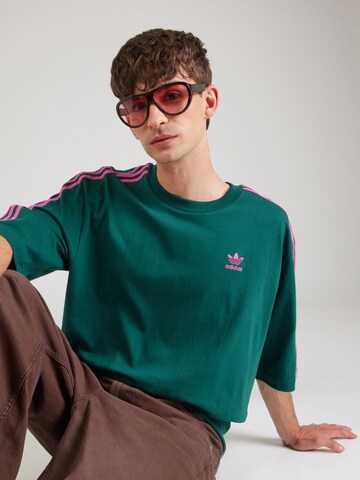 ADIDAS ORIGINALS Футболка 'Adicolor' в Зеленый: спереди