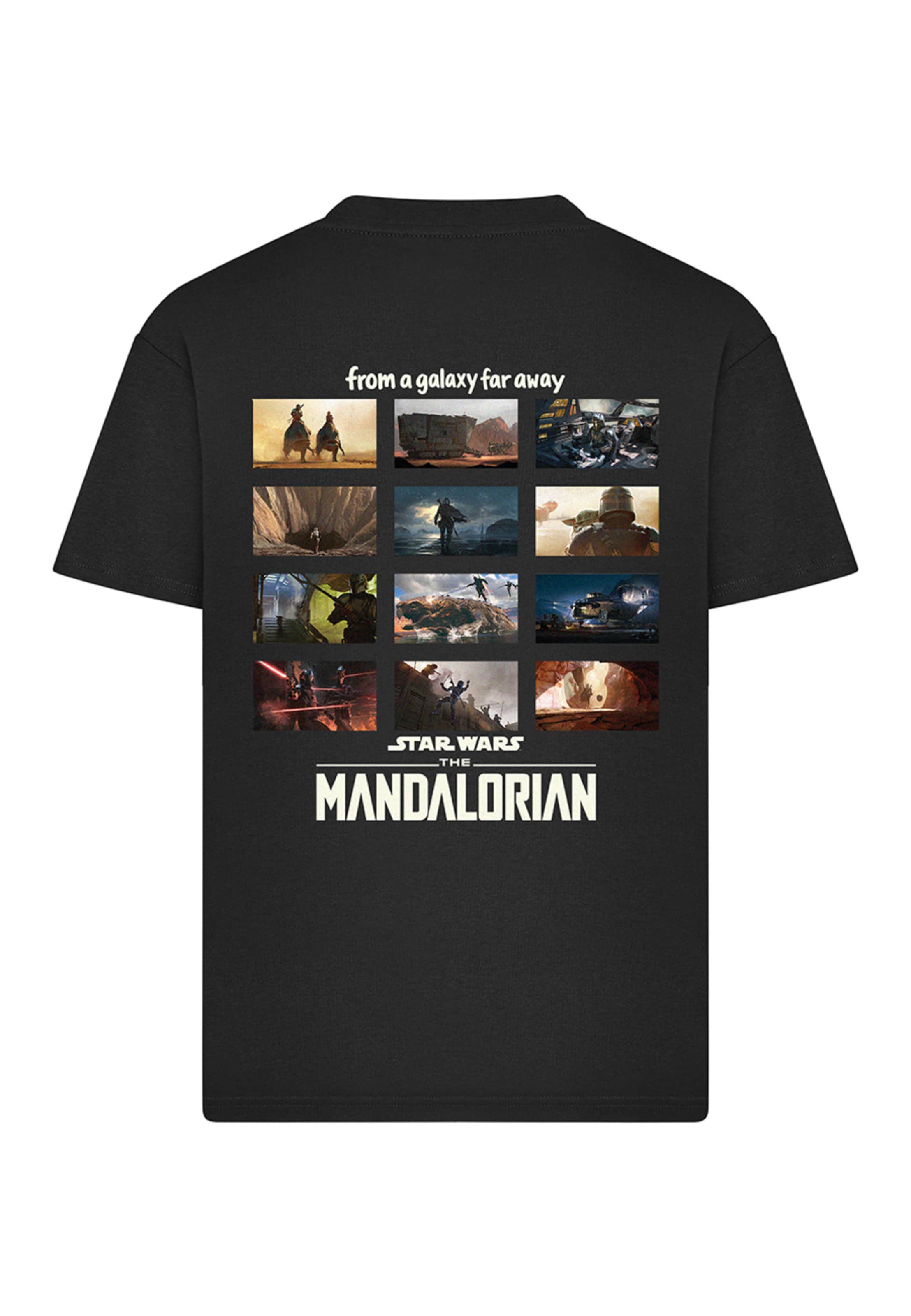 Maglietta 'Mandalorian' di Merchcode in nero