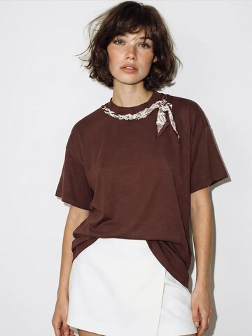 Bianco Lucci - Camisa 'T-Shirts' em castanho