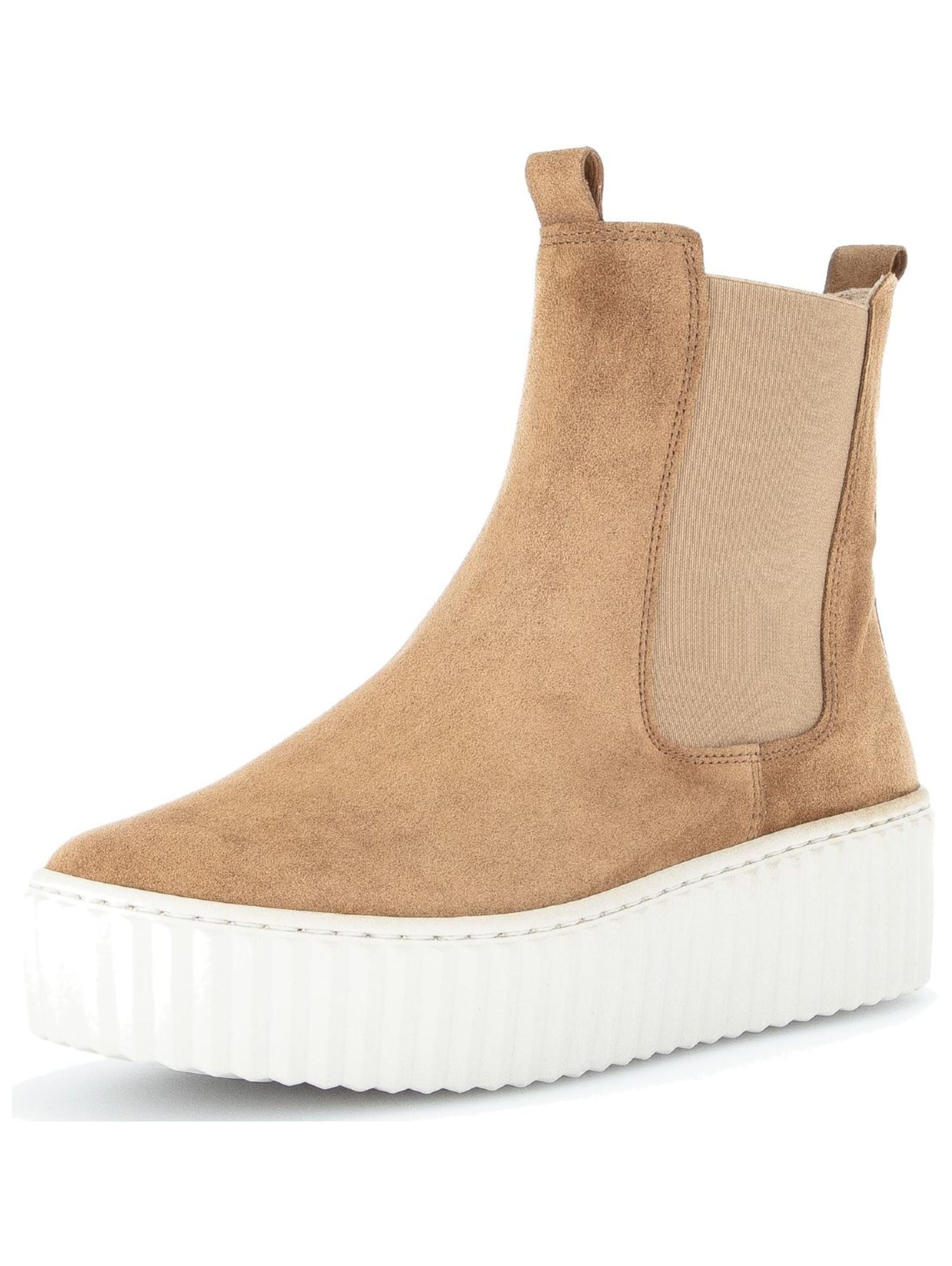 Chelsea Boots GABOR en beige : devant