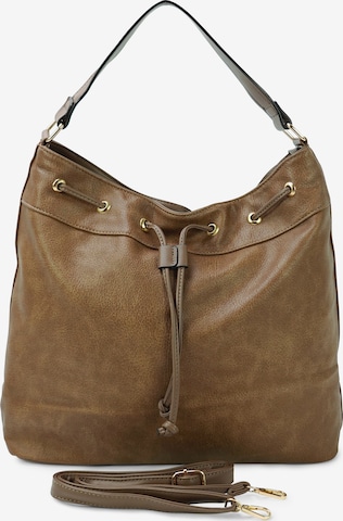 HARPA Handbag 'CLARA' in Brown: front