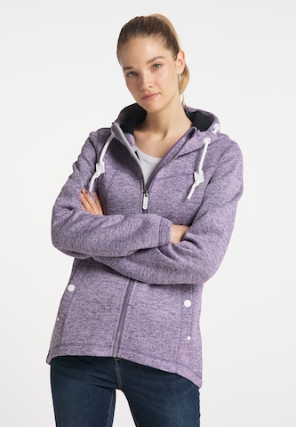 Veste en polaire ICEBOUND en violet : devant