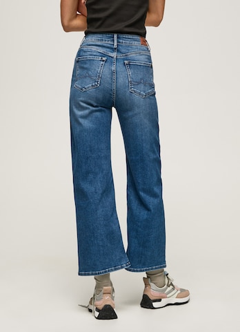 Pepe Jeans بساق عريضة جينز 'Lexa' بلون أزرق