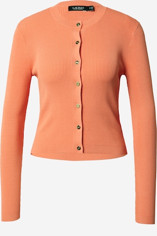 Cardigan 'BOSIMA' Lauren Ralph Lauren en orange : devant