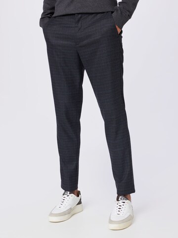 Coupe slim Pantalon chino 'Marlow' SELECTED HOMME en bleu : devant