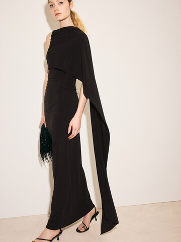 MANGO Festkjole i brun