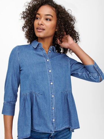 ONLY Bluse 'Canberra' in Blau