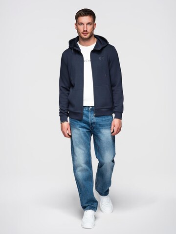 Ombre Sweat jacket in Blue