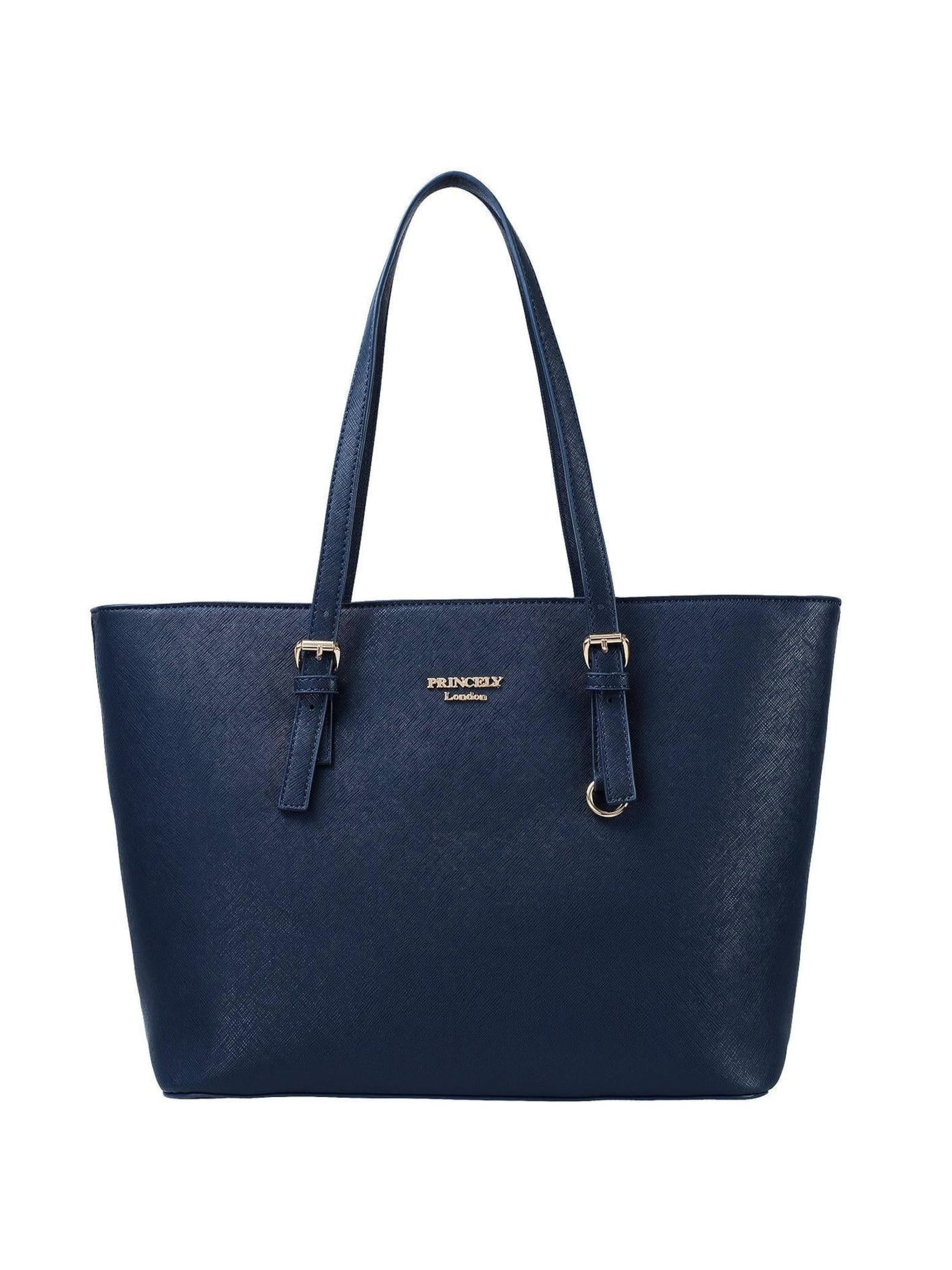 Princely London Shopper 'Beverly'‌‌‌‌ in Blau: Vorderseite