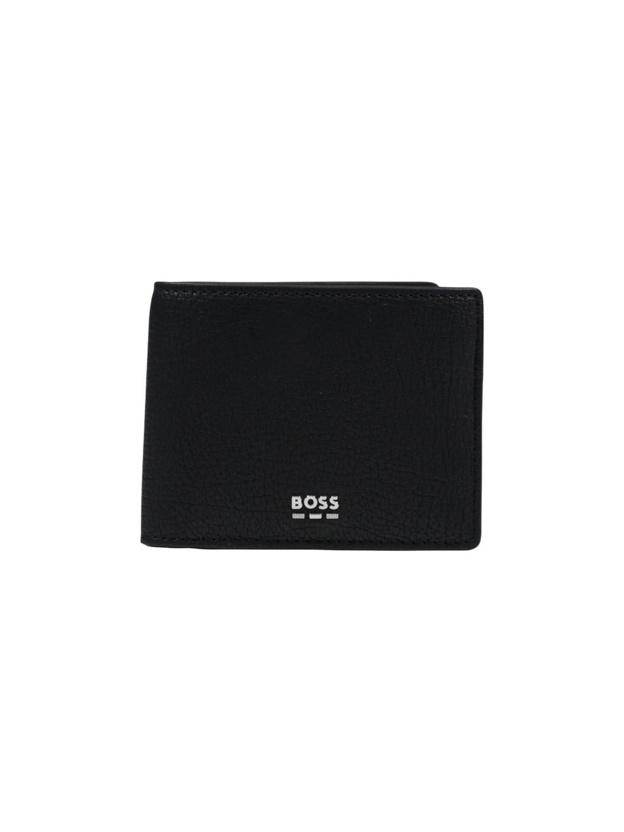 Portamonete 'Lewys_6cc 10279848 50563653' di BOSS in nero: frontale