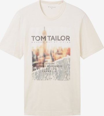 TOM TAILOR Koszulka w kolorze beżowy: przód