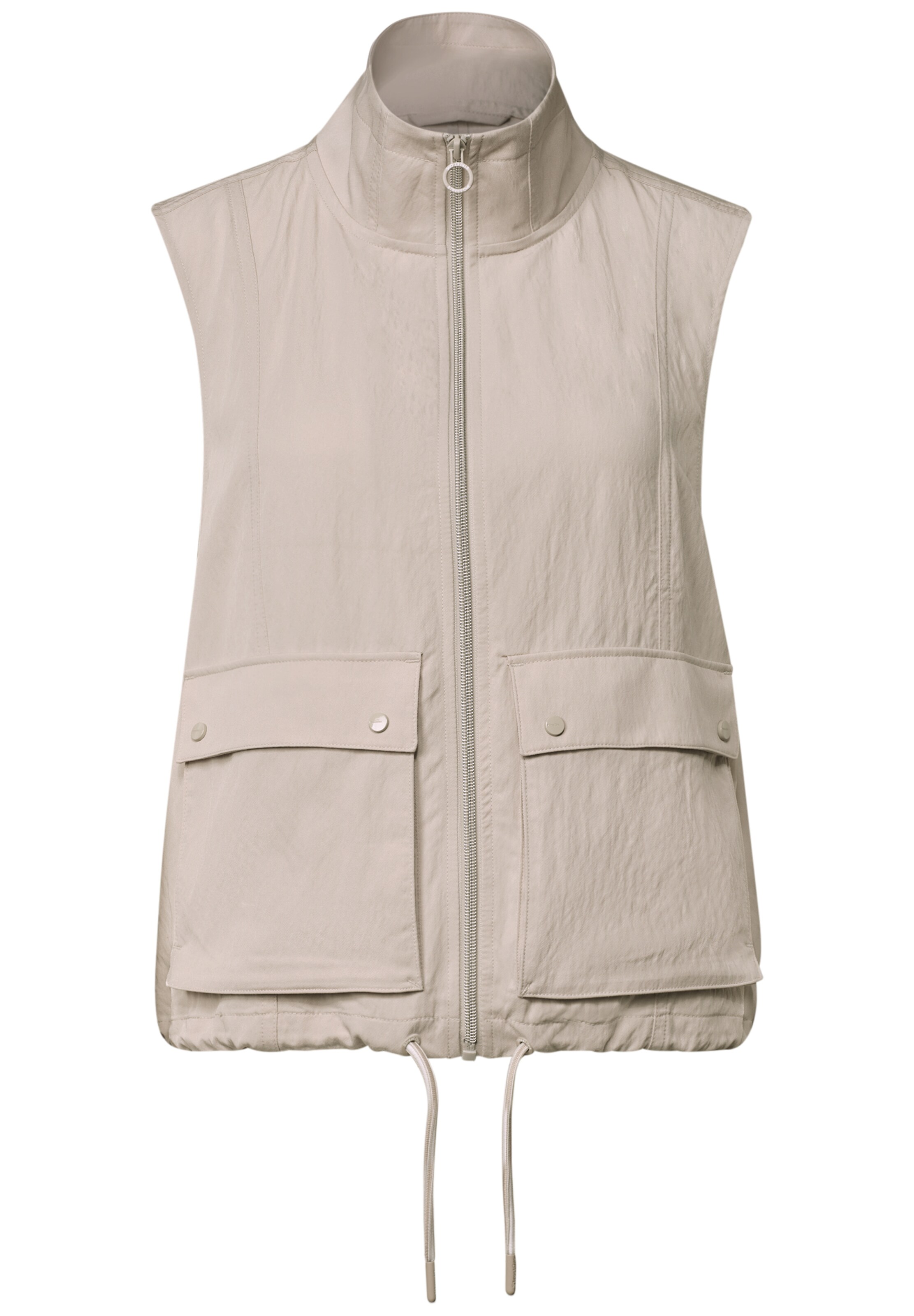 STREET ONE Weste in Beige: Vorderseite