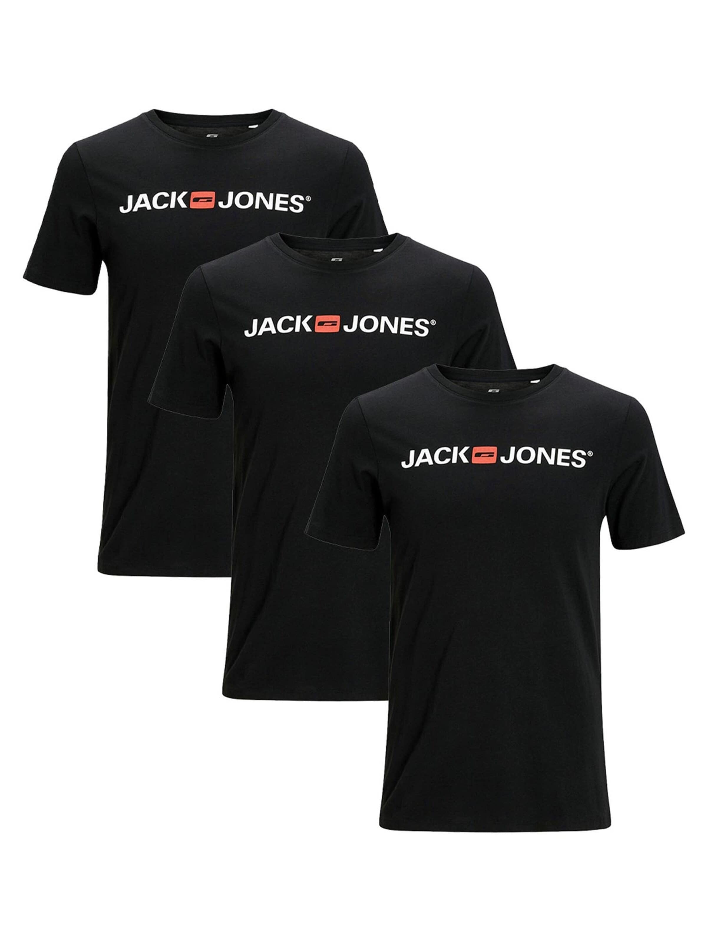 JACK & JONES Shirt 'Basic' in Black: front