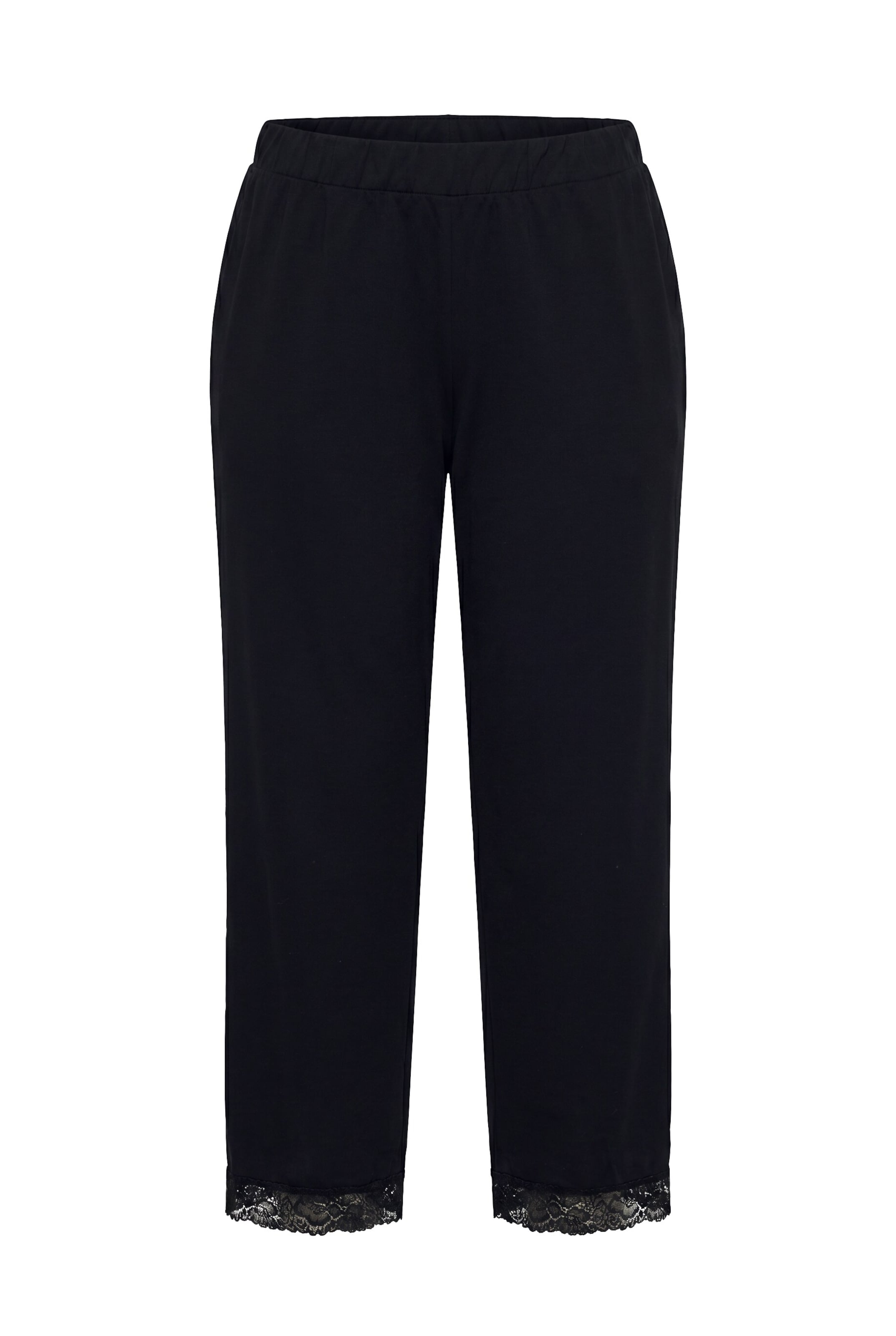 Ulla Popken Broek in 42-44/Regular in de kleur Zwart, Productweergave