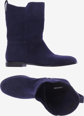Lands‘ End Dress Boots in 39 in Blue: front