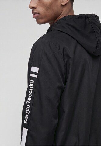 Sergio Tacchini Sportovní bunda 'Riccia' – černá