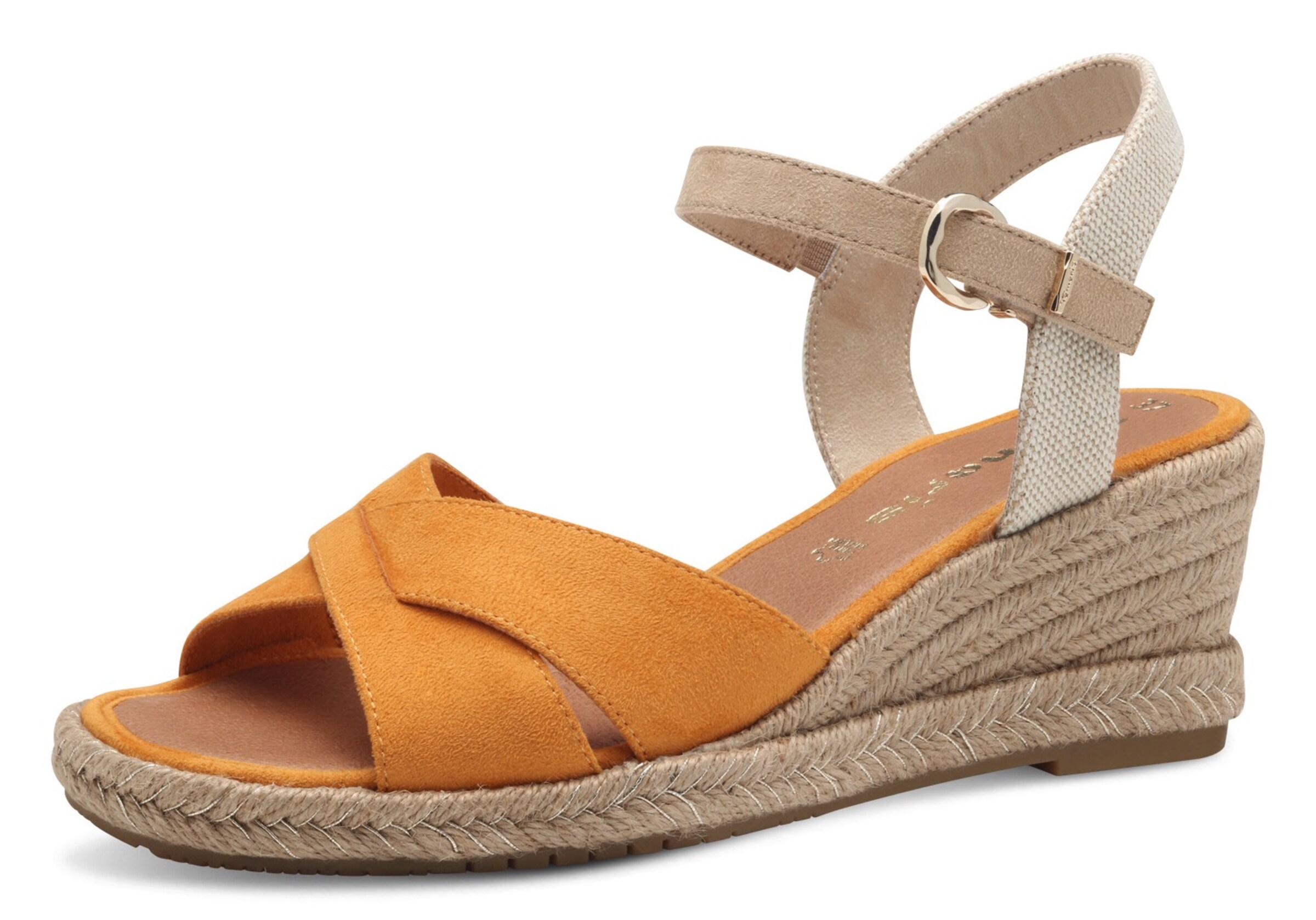Tamaris Strap Sandals in Orange: front