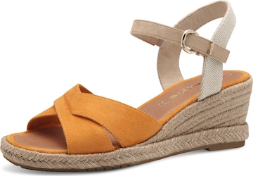Tamaris Strap Sandals in Orange: front