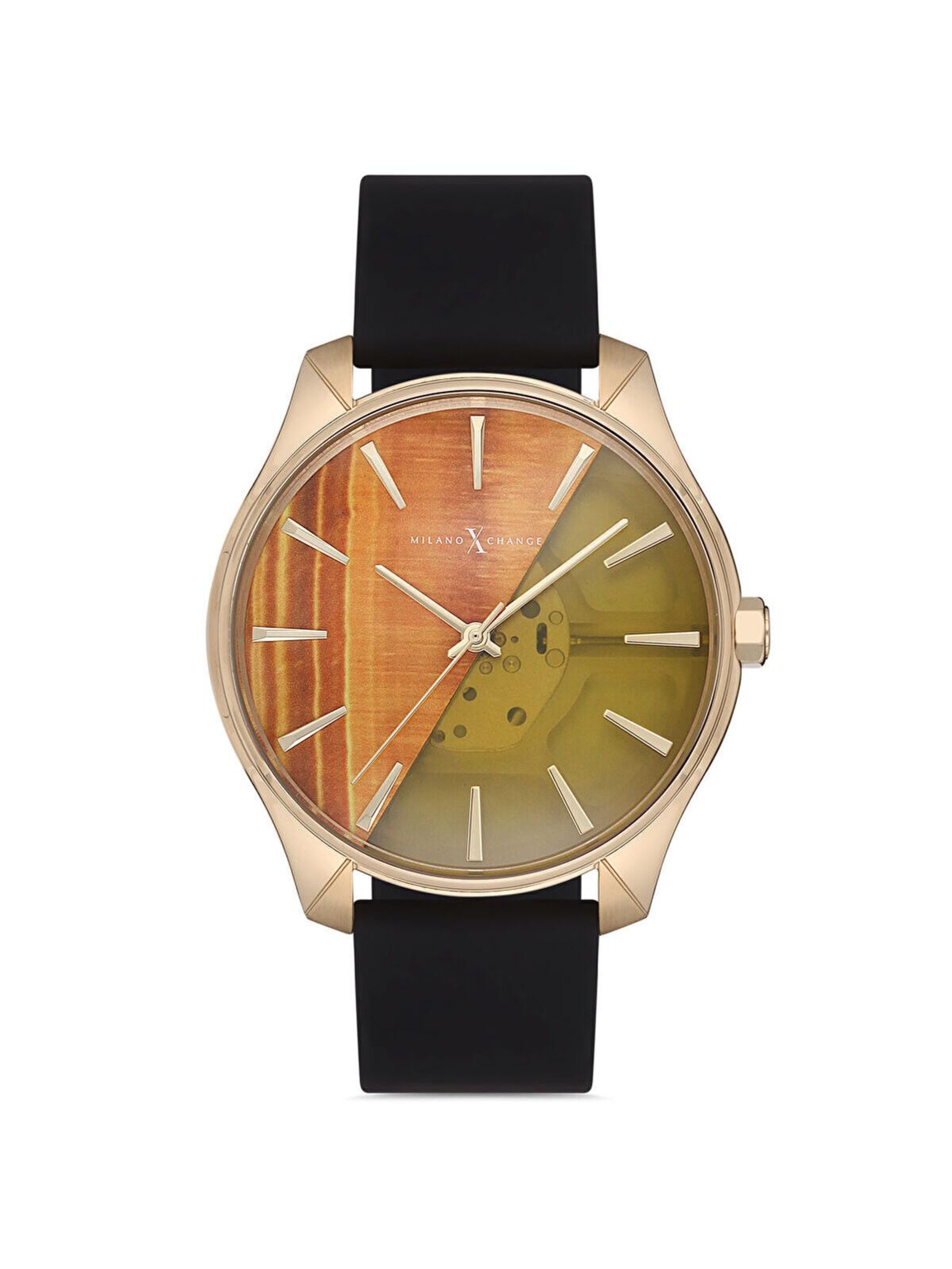 Orologio analogico 'Milano X Change Analog Men Watch MEX3174' di Milano X Change in nero: frontale