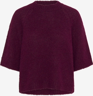 Pull-over 'Emilie' Kaffe en rouge : devant