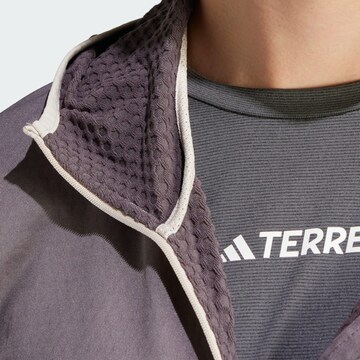 ADIDAS TERREX Athletic Fleece Jacket 'Xperior' in Beige