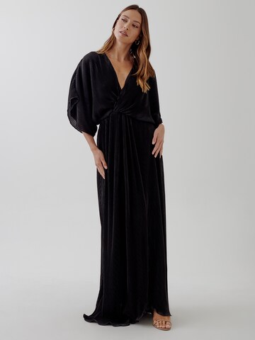 Tussah Kleid 'OCTAVIA' in Schwarz