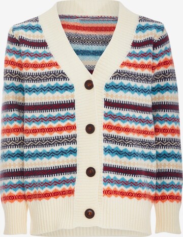 Tanuna Knit Cardigan in Orange: front