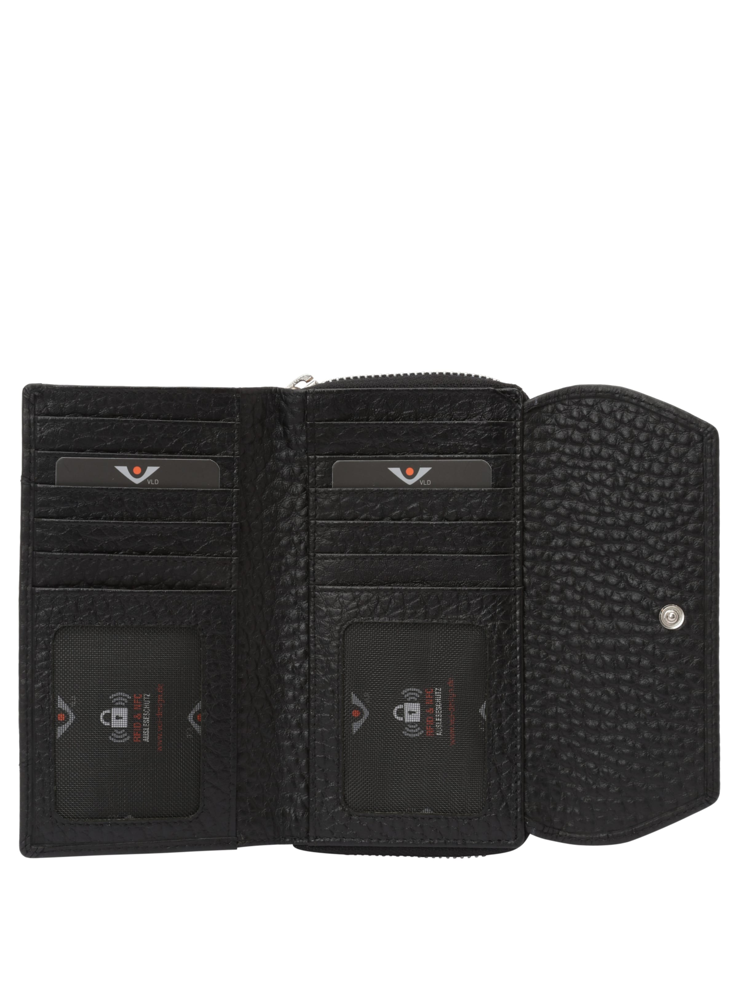 Portamonete 'Hirsch' di VOi in nero