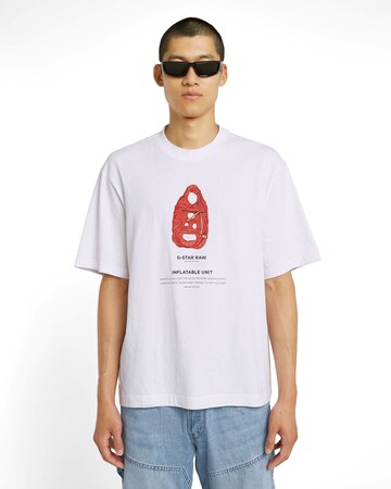 G-STAR Shirt in Wit: voorkant