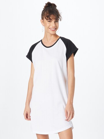 Urban Classics Dress in White: front