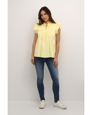 CULTURE Bluse 'Chresta' in Gelb