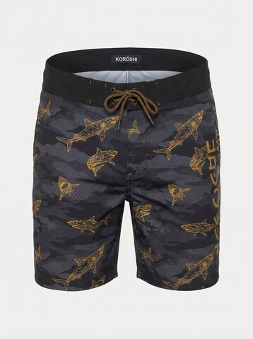 Shorts de bain KOROSHI en noir