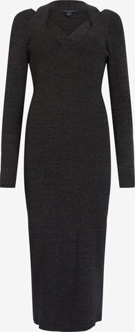 AllSaints Knitted dress 'CHARA' in Black: front