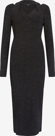 AllSaints Πλεκτό φόρεμα 'CHARA' σε μαύρο: μπροστά