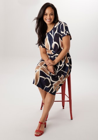 Aniston Evening Dress in Blue