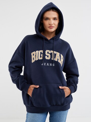 Sweat-shirt 'Rubialsa' BIG STAR en bleu : devant