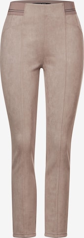 Skinny Pantalon 'Hope' STREET ONE en beige : devant