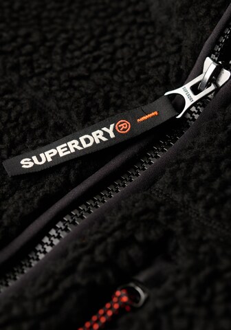 Superdry Fleece Jacket in Black