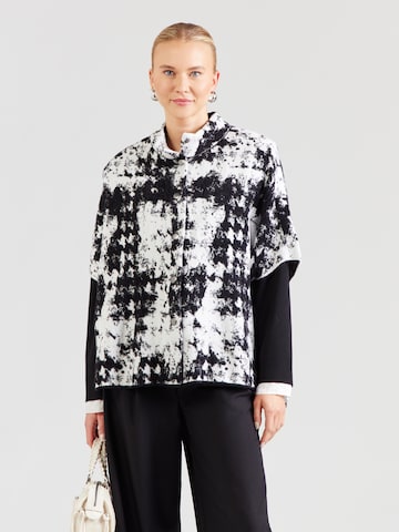 Cardigan monari en noir : devant
