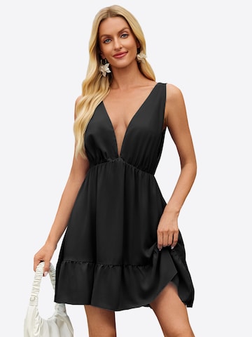 Imily Bela Kleid in Schwarz: Vorderseite