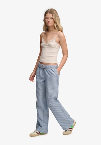 Superdry & Co Loosefit Broek in Blauw