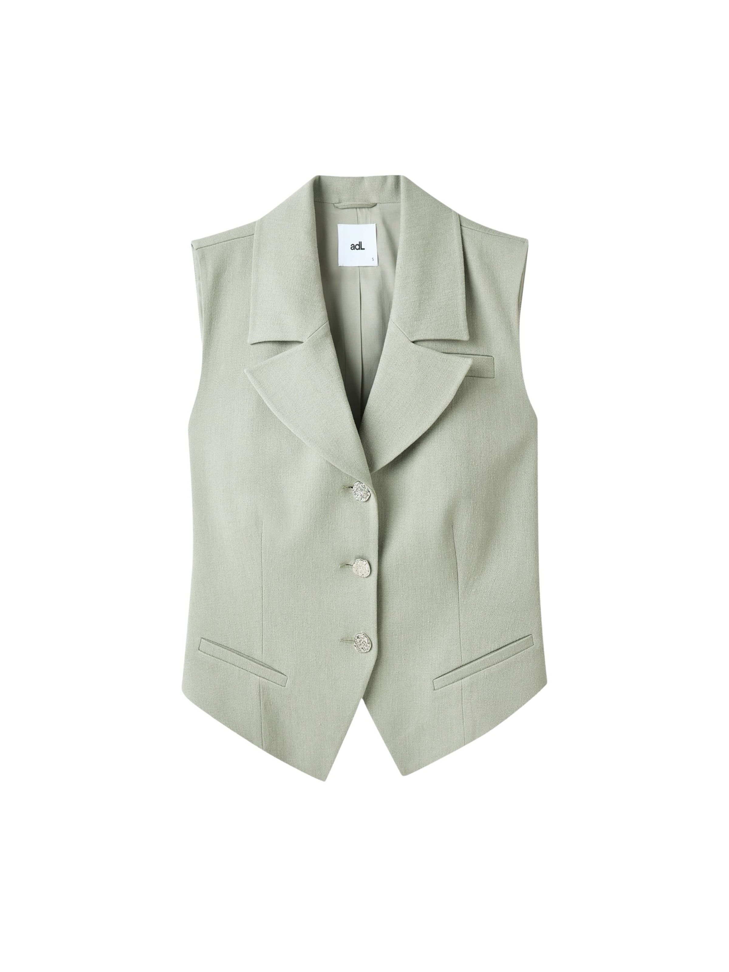 Gilet adl en vert : devant