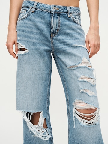 HUGO Wide Leg Jeans 'Gamala' in Blau