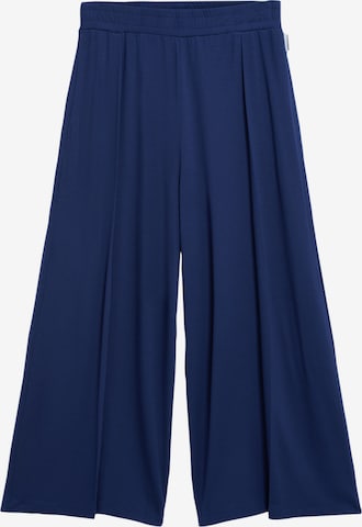 Pantalon à plis ARMEDANGELS en bleu : devant