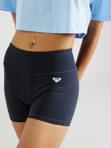 ROXY Skinny Sportovní kalhoty 'HEART INTO IT' – modrá