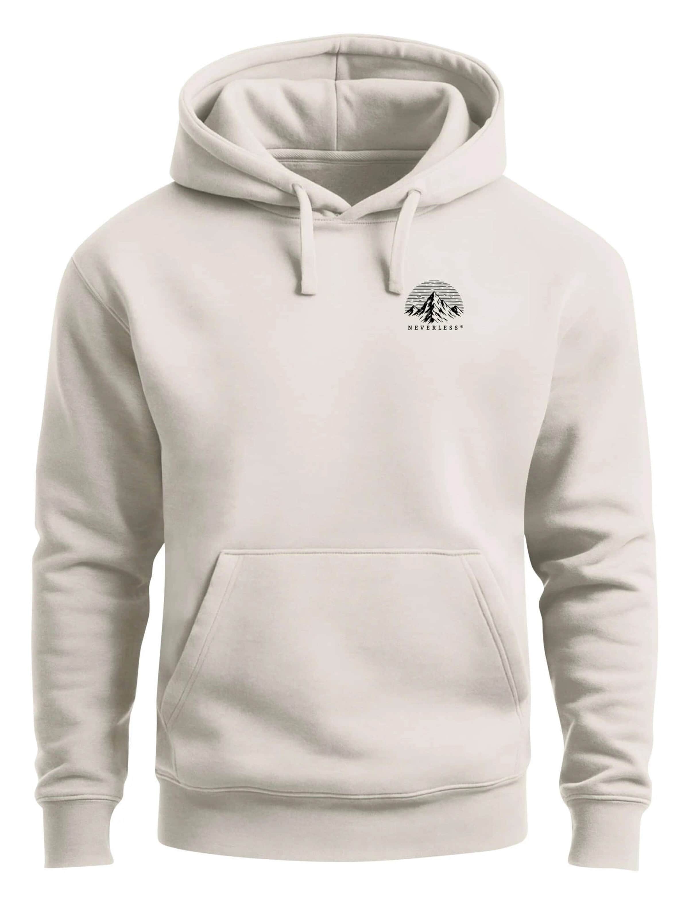 Neverless Sweatshirt 'Into the Unknown' in Beige